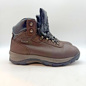 Hi-Tec Altitude VI Waterproof Hiking Boots Men's 9.5W Brown Nubuck Lace Up Shoes